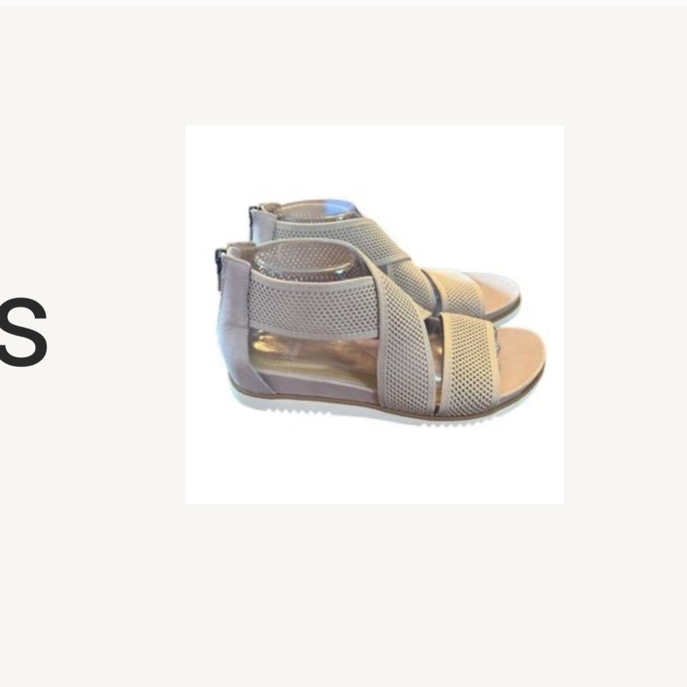 Eileen Fisher Kitts Strappy Sandals In Blush Beige Size 10 NWOT